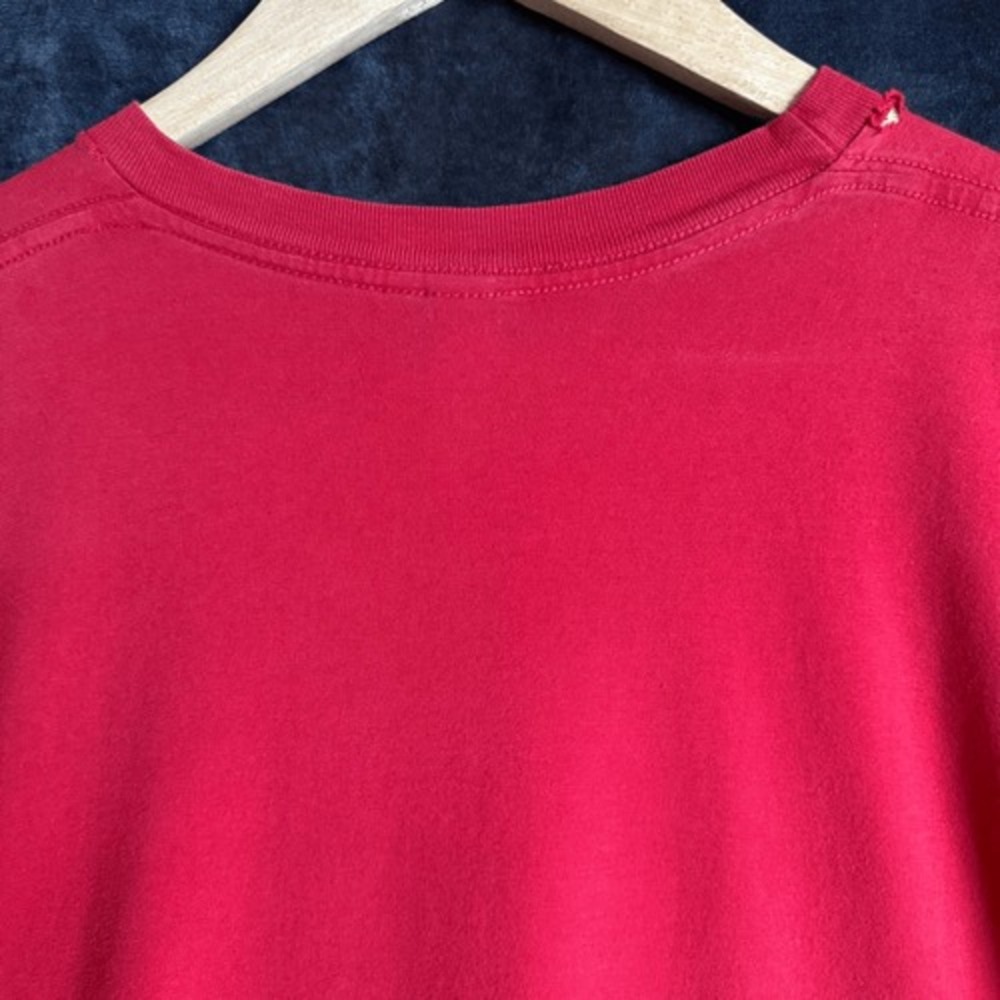 American Apparel Apathy Coalition Tee‎ XL Red Satire Graphic Meme Core USA Shirt - Picture 5 of 12